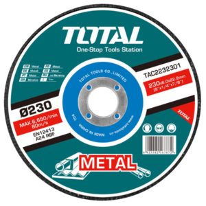 Abrasive metal grinding disc