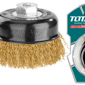TOTAL WIRE CUP BRUSH 100mm (TAC31045)