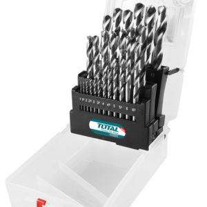 TOTAL HSS M2 DRILL BITS SET 25PCS (TACSD0251)