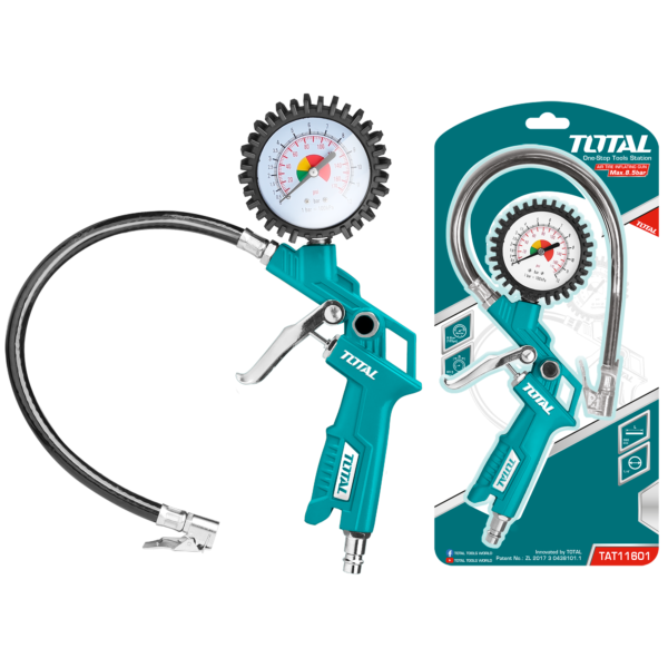 Air tire inflating gun