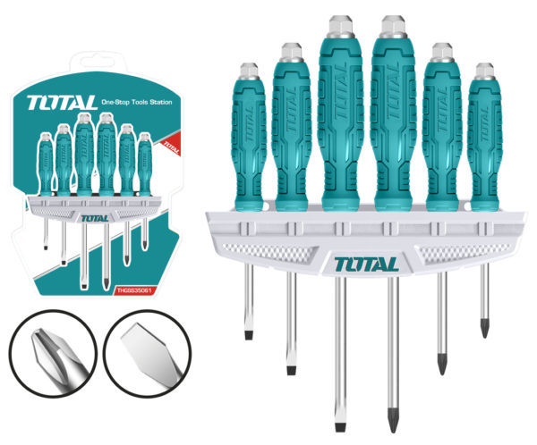 6pc go through screwdriver set