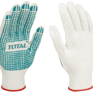 Knitted & PVC Dots Gloves