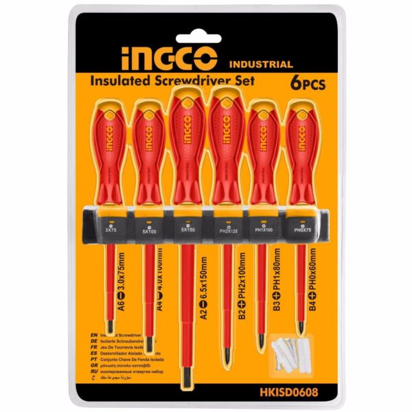 Ingco 6pc Insulated Screw driver